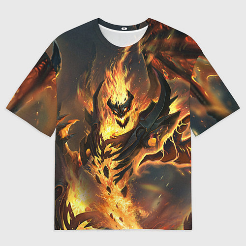Мужская футболка оверсайз DOTA 2 SHADOW FIEND ТЕНЬ / 3D-принт – фото 1