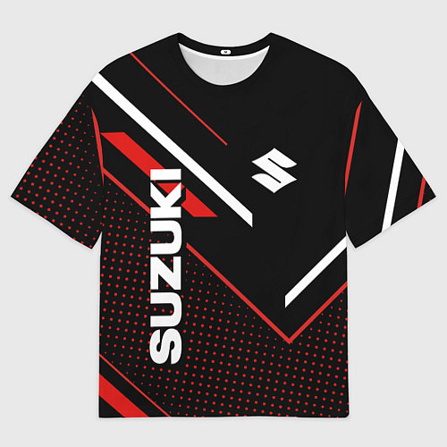 Мужская футболка оверсайз Suzuki SPORT / 3D-принт – фото 1