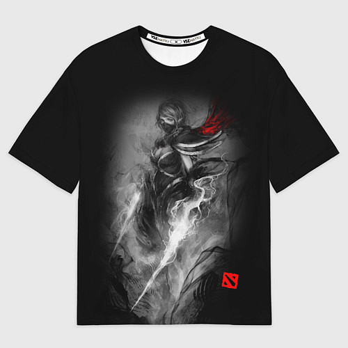 Мужская футболка оверсайз DOTA 2 ДОТА 2 ТЕНЬ / 3D-принт – фото 1