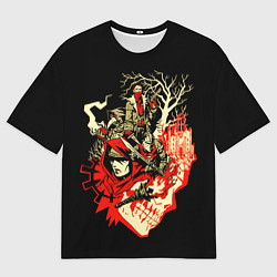 Мужская футболка оверсайз Darkest Dungeon - Темнейшее подземелье