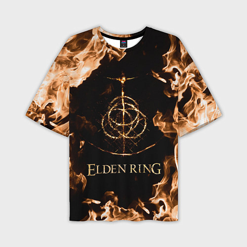Мужская футболка оверсайз Elden Ring Logo / 3D-принт – фото 1