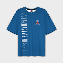 Мужская футболка оверсайз PSG PARIS SAINT GERMAIN WHITE LINE SPORT