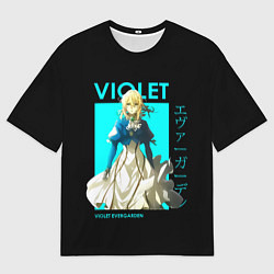 Мужская футболка оверсайз VIOLET - Violet Evergarden