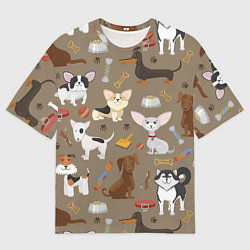 Мужская футболка оверсайз У меня есть собака