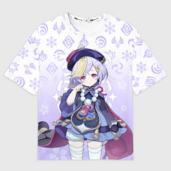 Мужская футболка оверсайз QIQI КИКИ ГЕНШИН ИМПАКТ ГЕРОИНЯ