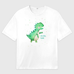 Мужская футболка оверсайз Dino inside
