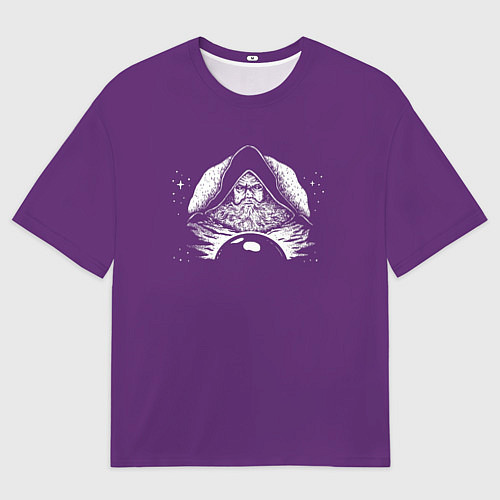 Мужская футболка оверсайз Размышления о шаре / 3D-принт – фото 1