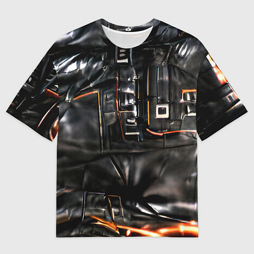 Мужская футболка оверсайз Стиль терминатора / 3D-принт – фото 1