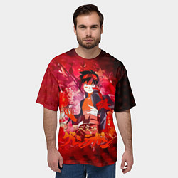 Футболка оверсайз мужская Симон - Гуррен-Лаганн, цвет: 3D-принт — фото 2