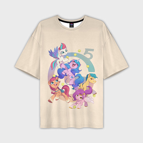 Мужская футболка оверсайз G5 My Little Pony / 3D-принт – фото 1
