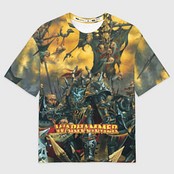 Мужская футболка оверсайз Warhammer old battle