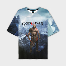 Футболка оверсайз мужская Великий God of War Z, цвет: 3D-принт