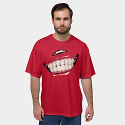Футболка оверсайз мужская Sukunas Smile, цвет: 3D-принт — фото 2