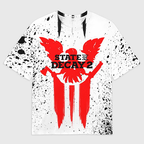 Мужская футболка оверсайз State of Decay Кровь / 3D-принт – фото 1