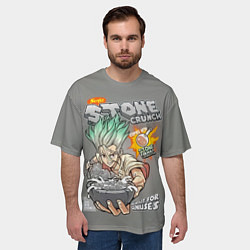 Футболка оверсайз мужская Senkuu STONE CRUNCH, цвет: 3D-принт — фото 2