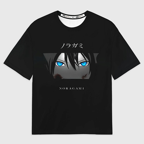 Мужская футболка оверсайз Взгляд Ято Noragami / 3D-принт – фото 1