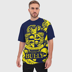 Футболка оверсайз мужская Bully, Bullworth Academy, цвет: 3D-принт — фото 2