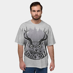 Футболка оверсайз мужская Оленесова, цвет: 3D-принт — фото 2