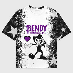 Мужская футболка оверсайз HEART BENDY AND THE INK MACHINE