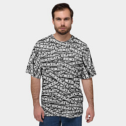 Футболка оверсайз мужская ЯЖЕБАТЬ, цвет: 3D-принт — фото 2