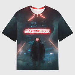 Мужская футболка оверсайз Smash Into Pieces Big Bang Neon man