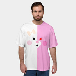 Футболка оверсайз мужская Усами - Danganronpa, цвет: 3D-принт — фото 2