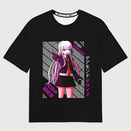 Мужская футболка оверсайз Кёко Киригири - Danganronpa / 3D-принт – фото 1