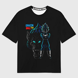 Мужская футболка оверсайз Dragon Ball Z Dark