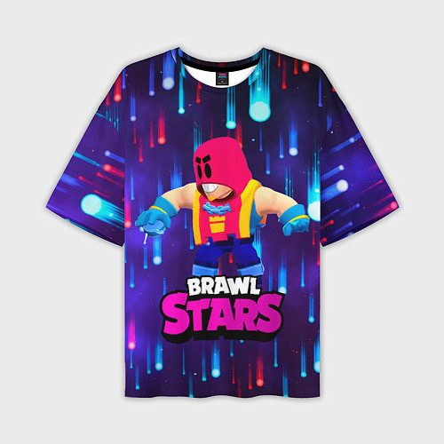 Мужская футболка оверсайз GROM BRAWL STARS ГРОМ БРАВЛ СТАРС / 3D-принт – фото 1