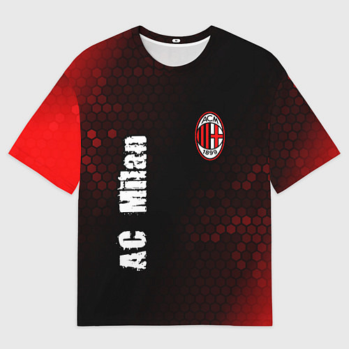 Мужская футболка оверсайз AC MILAN AC Milan Графика / 3D-принт – фото 1