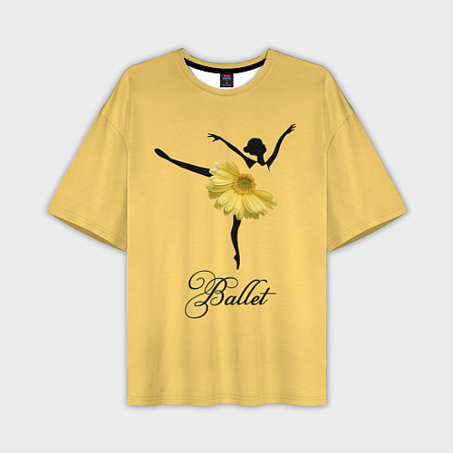 Мужская футболка оверсайз Ballet Балет / 3D-принт – фото 1