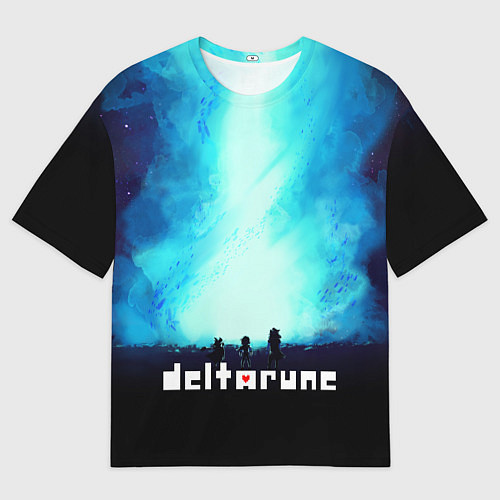 Мужская футболка оверсайз DELTARUNE ГЕРОИ ИГРЫ / 3D-принт – фото 1