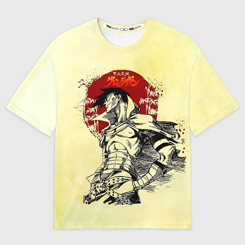 Мужская футболка оверсайз Камина Гуррен-Лаганн / 3D-принт – фото 1