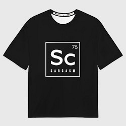 Мужская футболка оверсайз SC - SARCASM 75 САРКАЗМ