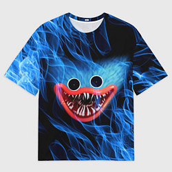 Футболка оверсайз мужская POPPY PLAYTIME ХАГИ ВАГИ В ОГНЕ, цвет: 3D-принт