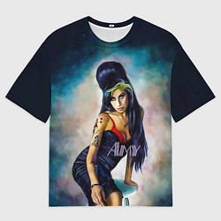 Футболка оверсайз мужская Amy Jade Winehouse, цвет: 3D-принт