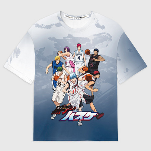 Мужская футболка оверсайз Kuroko no Basket Баскетбол Куроко / 3D-принт – фото 1