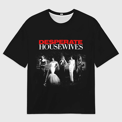 Мужская футболка оверсайз Desperate Housewives летний сад / 3D-принт – фото 1