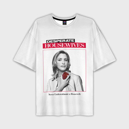 Мужская футболка оверсайз Desperate Housewives - Felicity Huffman / 3D-принт – фото 1