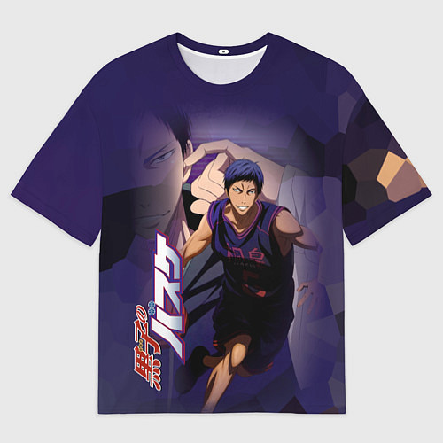 Мужская футболка оверсайз Дайки Аомине- игрок баскетбольной команды / 3D-принт – фото 1