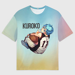Футболка оверсайз мужская Тецуя Куроко!, цвет: 3D-принт
