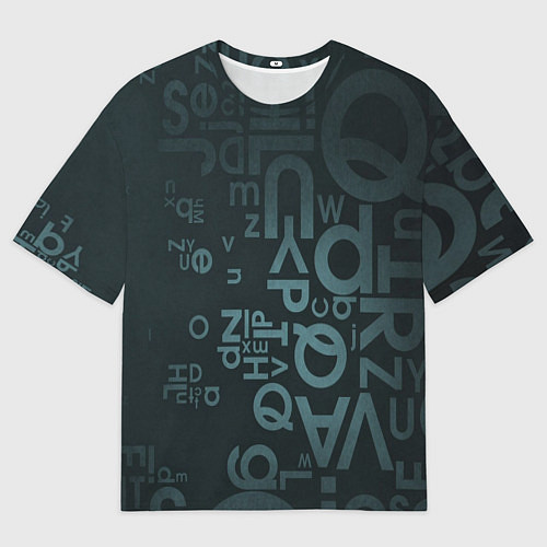 Мужская футболка оверсайз Хаотичные мысли гения / 3D-принт – фото 1