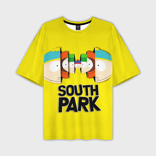 Мужская футболка оверсайз South Park - Южный парк персонажи / 3D-принт – фото 1