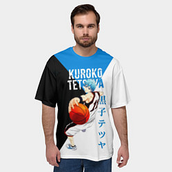 Футболка оверсайз мужская Тецуя Куроко - Баскетбол Куроко, цвет: 3D-принт — фото 2
