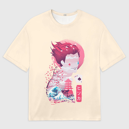 Мужская футболка оверсайз Хисока арт / 3D-принт – фото 1