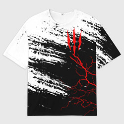 Мужская футболка оверсайз The Witcher - Когти