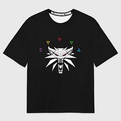 Мужская футболка оверсайз LOGO THE WITCHER
