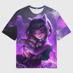 Футболка оверсайз мужская Goth Annie League Of Legends, цвет: 3D-принт