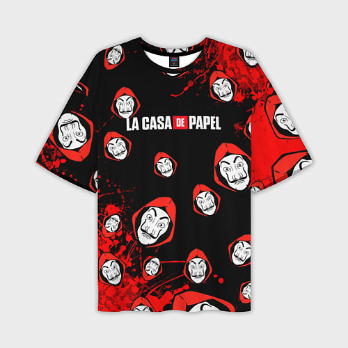 Мужская футболка оверсайз La Casa de Papel Профессор / 3D-принт – фото 1