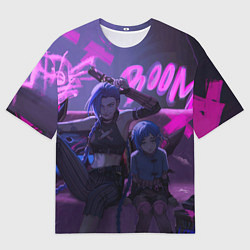 Футболка оверсайз мужская Джинкс Паудер - Jinx Powder, цвет: 3D-принт